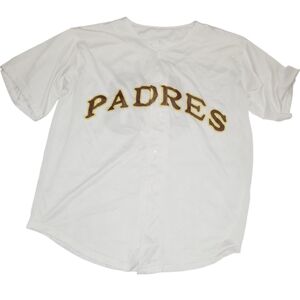 Kids White Padres Shirt